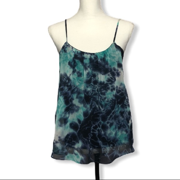 Aqua Vintage Navy & Turquoise Floral Tank - Picture 12 of 14
